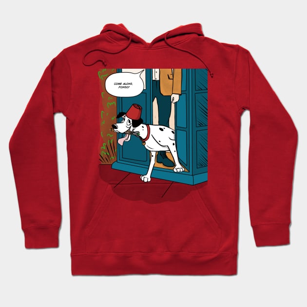 Come Along Pongo Hoodie by Scribble Creatures